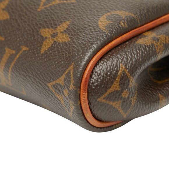 Louis Vuitton Monogram Eva Handbag Shoulder Bag 2WAY M95567 Brown PVC Leather - Picture 4 of 10